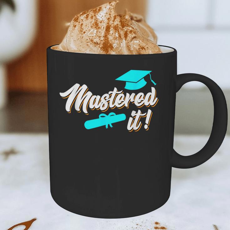 Mastered It Master Graduation Man Master 2026 Graphic Print Coffee Mug