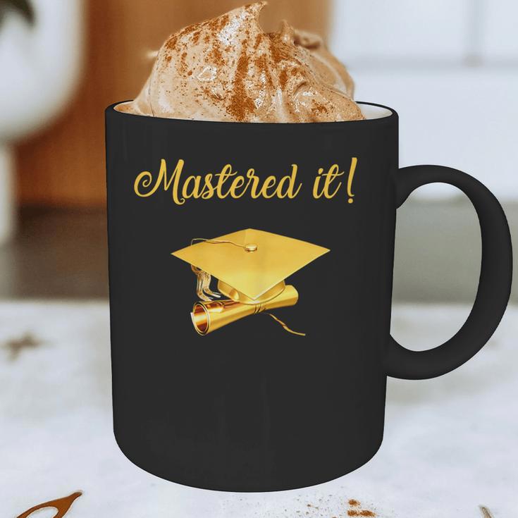 Mastered It Shirt Graduation MD Graduate Graphic Print Coffee Mug