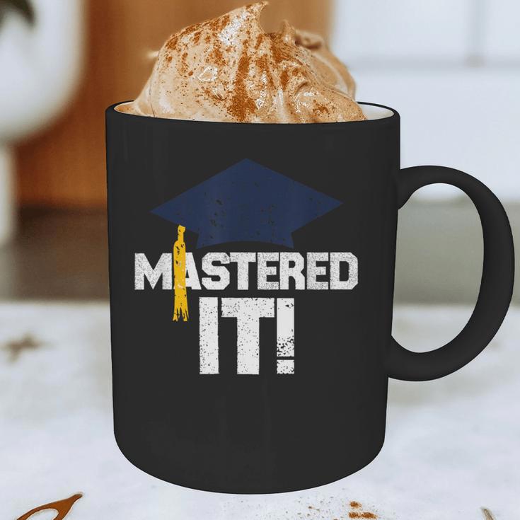 Mastered ItShirt Graduation Men Graduate Graphic Print Coffee Mug