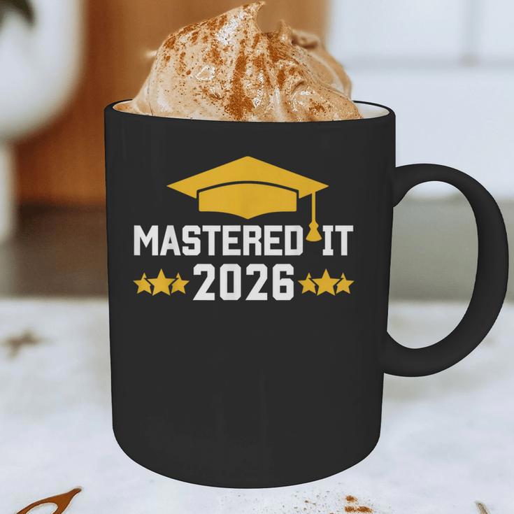 Masters Degree Graduation Mastered It Class Of 2026 Graduate Graphic Print Coffee Mug