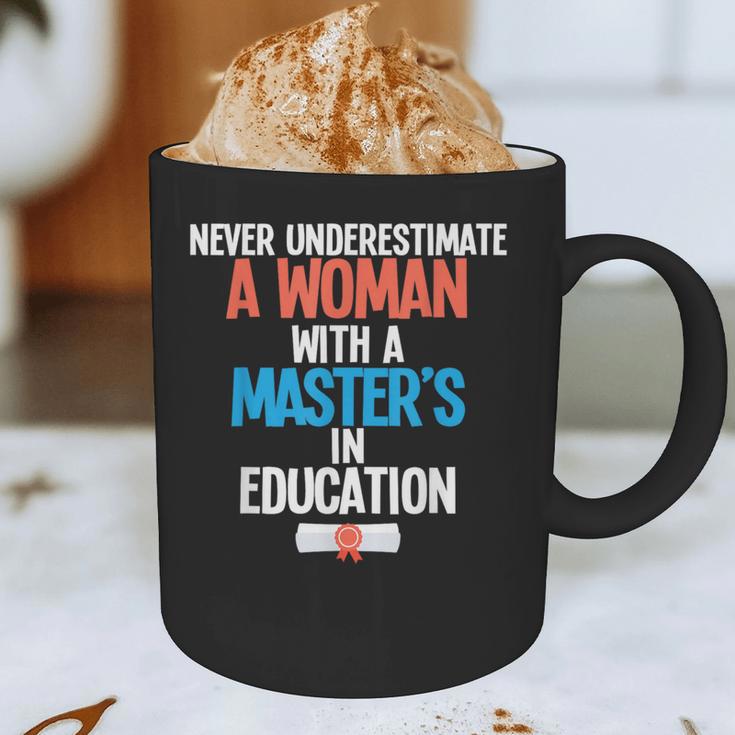 Masters In Education Degree Graduation Women MeD Graphic Print Coffee Mug