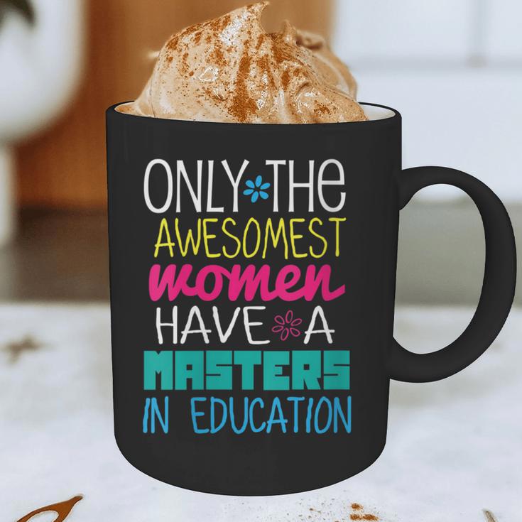 Masters In Education Degree Graduation Women MeD Graphic Print Coffee Mug