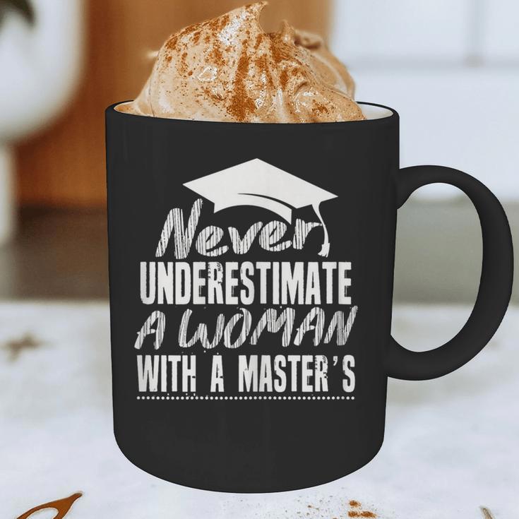 Master's Graduation Shirt For Women With Masters Degree Graphic Print Coffee Mug