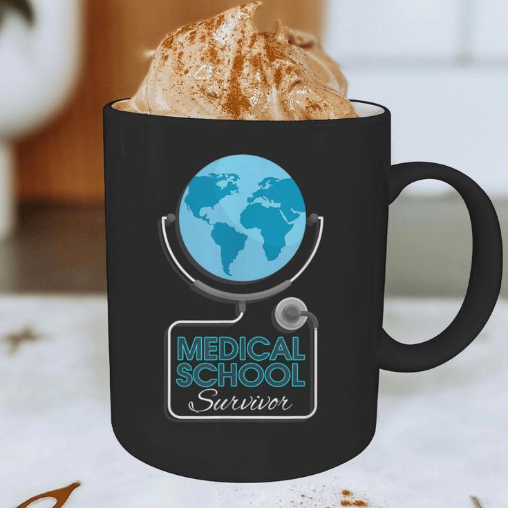 Medical School Survivor Med Graduation Graphic Print Coffee Mug