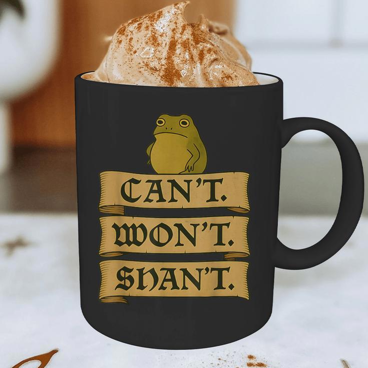 Medieval Frog Meme Sarcastic Introvert Humor Fantasy Graphic Print Coffee Mug Medieval Frog Meme Sarcastic Introvert Humor Fantasy Graphic Print Coffee Mug