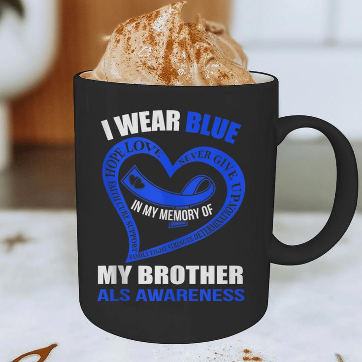 In My Memory Of My Brother ALS AWARENESS Graphic Print Coffee Mug In My Memory Of My Brother ALS AWARENESS Graphic Print Coffee Mug