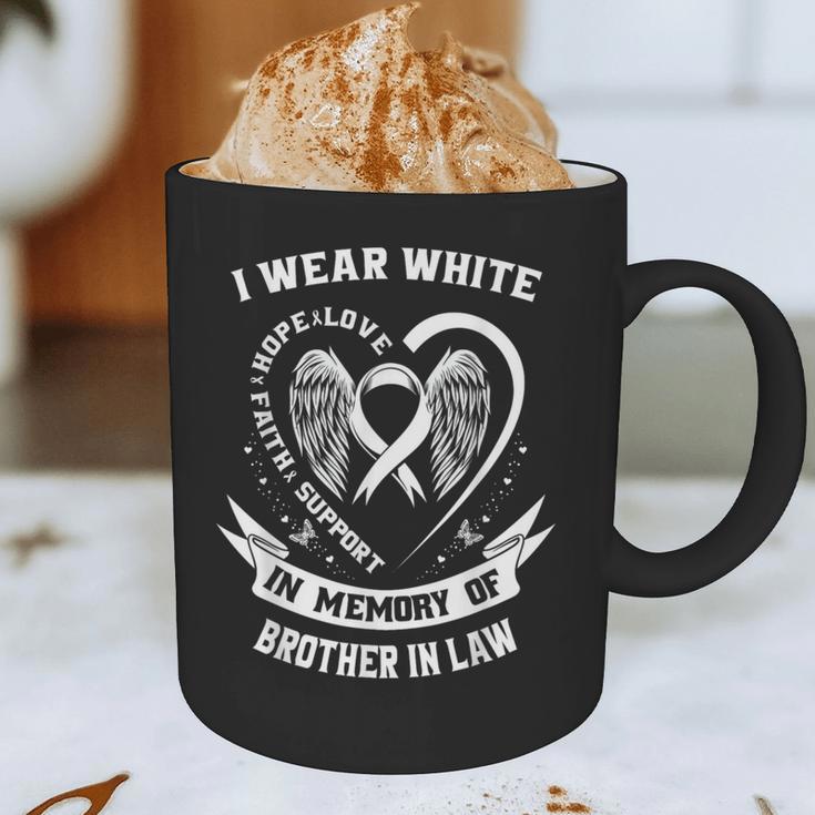 Memory Of Brother In Law Lung Cancer Awareness Family Graphic Print Coffee Mug