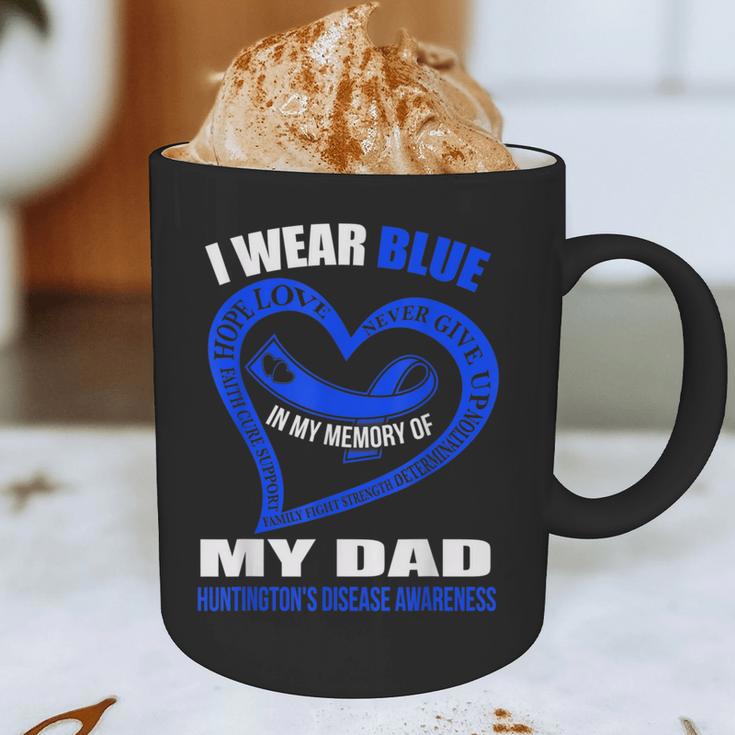 In My Memory Of My Dad HUNTINGTON'S DISEASE AWARENESS Graphic Print Coffee Mug