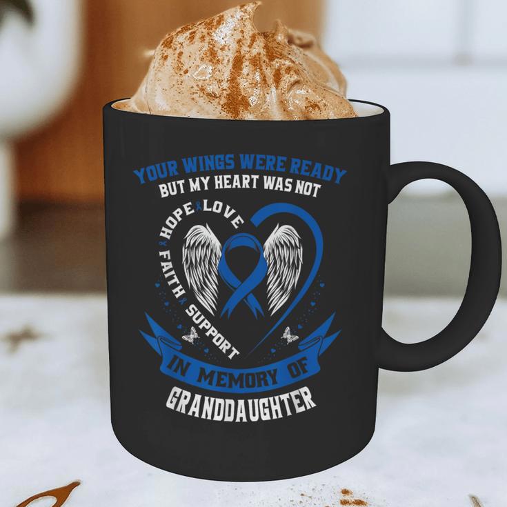 In Memory Of Granddaughter Colon Cancer Awareness Memorial Graphic Print Coffee Mug In Memory Of Granddaughter Colon Cancer Awareness Memorial Graphic Print Coffee Mug
