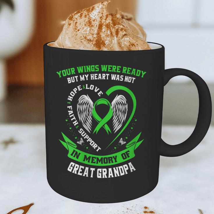 In Memory Of Great Grandpa Non Hodgkins Lymphoma Awareness Graphic Print Coffee Mug