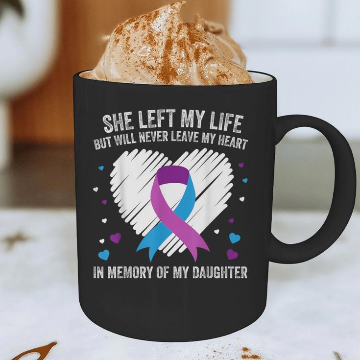 In Memory Of My Loving Daughter Suicide Prevention Awareness Graphic Print Coffee Mug In Memory Of My Loving Daughter Suicide Prevention Awareness Graphic Print Coffee Mug