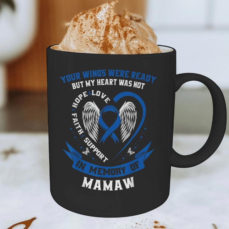 In Memory Of Mamaw Colon Cancer Awareness Uplifting Products Graphic Print Coffee Mug In Memory Of Mamaw Colon Cancer Awareness Uplifting Products Graphic Print Coffee Mug