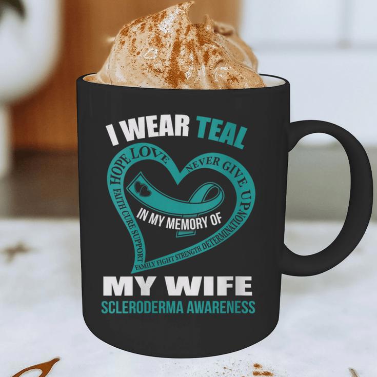 In My Memory Of My Wife SCLERODERMA AWARENESS Graphic Print Coffee Mug