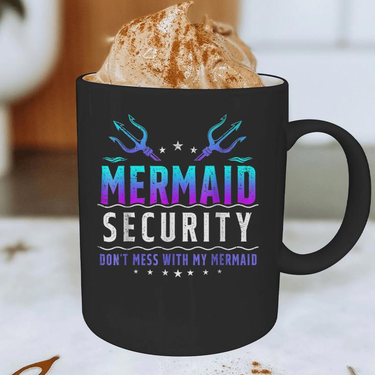 Mermaid Security Don't Mess With My Mermaid Merman Mer Dad Graphic Print Coffee Mug Mermaid Security Don't Mess With My Mermaid Merman Mer Dad Graphic Print Coffee Mug