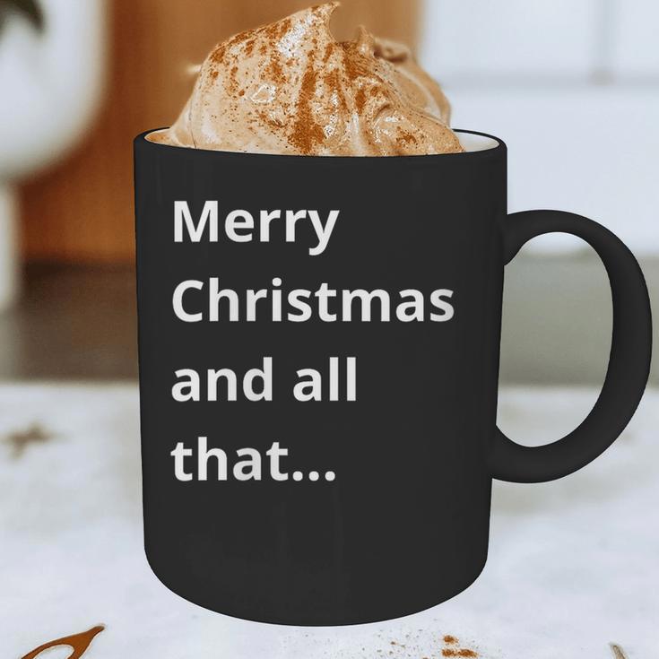 Merry Christmas Sarcastic Phrase For Introvert People Graphic Print Coffee Mug Merry Christmas Sarcastic Phrase For Introvert People Graphic Print Coffee Mug