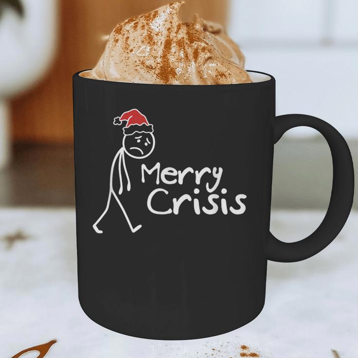 Merry Crisis Christmas Introvert Graphic Print Coffee Mug Merry Crisis Christmas Introvert Graphic Print Coffee Mug