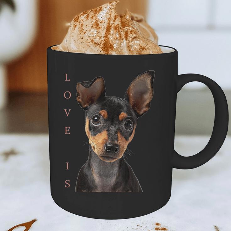 Miniature Pinscher Shirt Dog Mom Dad Tshirt Love Puppy Pet Graphic Print Coffee Mug