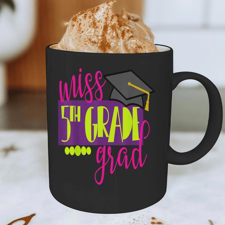 Miss 5th Grade Shirt 5 Grad Kids Girl Graduation School Graphic Print Coffee Mug