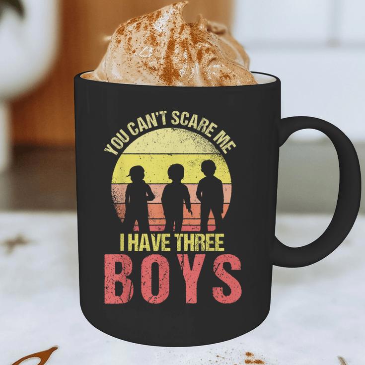 Mom Of 3 Boys Dad I Have Three Boys Dad Of 3 Boys Mom Of 3 Graphic Print Coffee Mug