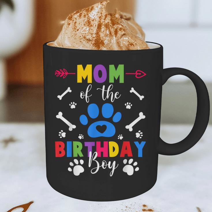 Mom And Dad Mom Of The Birthday Boy Dog Paw Family Matching Graphic Print Coffee Mug Mom And Dad Mom Of The Birthday Boy Dog Paw Family Matching Graphic Print Coffee Mug