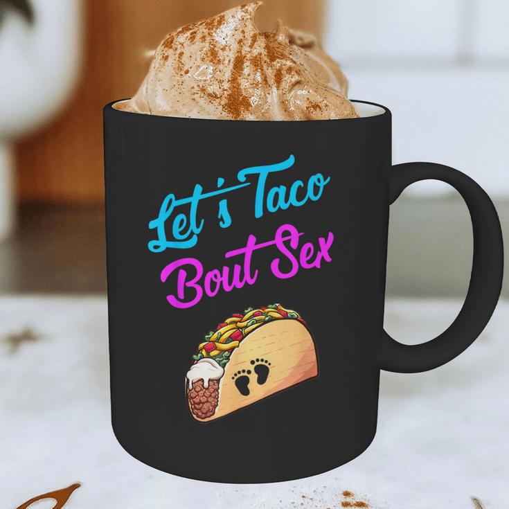 Mom Dad Let's Taco Bout Sex Gender Reveal Party Graphic Print Coffee Mug
