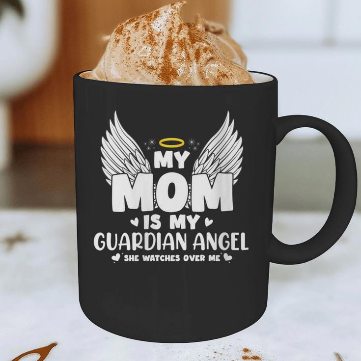 My Mom Is My Guardian Angel Memorial Day In Memory Of Mom Graphic Print Coffee Mug
