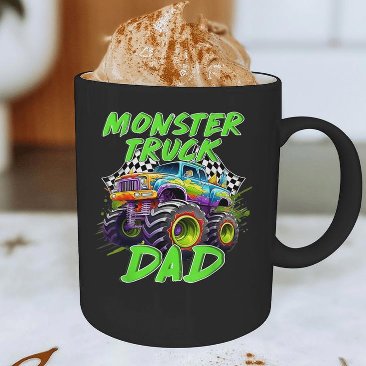 Monster Truck Dad Family Matching Birthday Party Fathers Day Graphic Print Coffee Mug