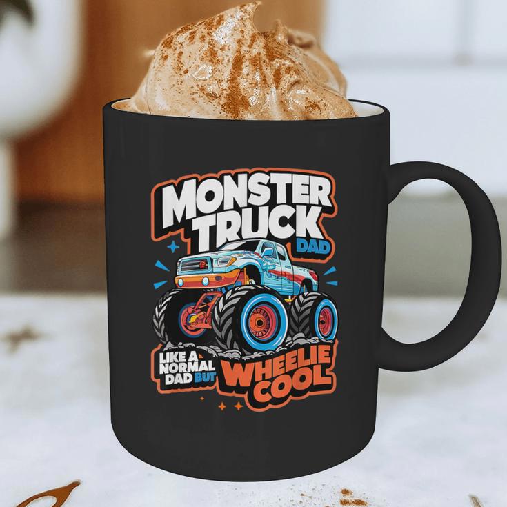 Monster Truck Dad Wheelie Cool Like Normal Dad Graphic Print Coffee Mug