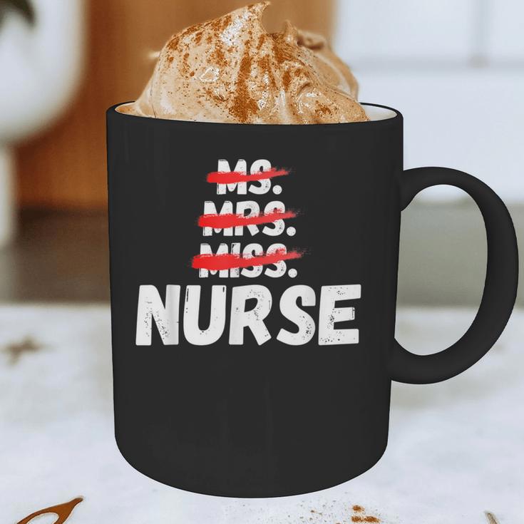 MsMrs Miss NURSE Nursing Graduation Graphic Print Coffee Mug