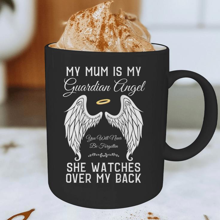 My Mum Is My Guardian Angel In Heaven Memorial Memory Miss Graphic Print Coffee Mug My Mum Is My Guardian Angel In Heaven Memorial Memory Miss Graphic Print Coffee Mug