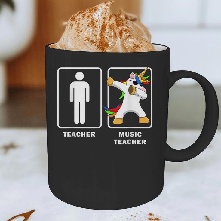 Music Teacher Dabbing Unicorn Graduation Shirt Graphic Print Coffee Mug
