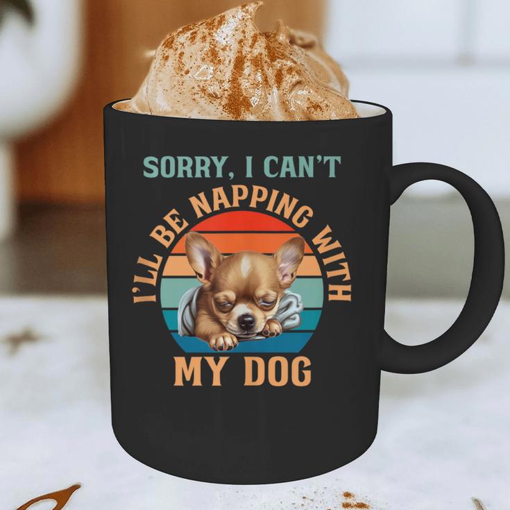 Napping Chihuahua Dog Breed Sleeping Pet Pup Introvert Graphic Print Coffee Mug Napping Chihuahua Dog Breed Sleeping Pet Pup Introvert Graphic Print Coffee Mug