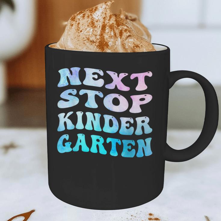Next Stop Kindergarten Groovy Graduation Last Day Of School Graphic Print Coffee Mug