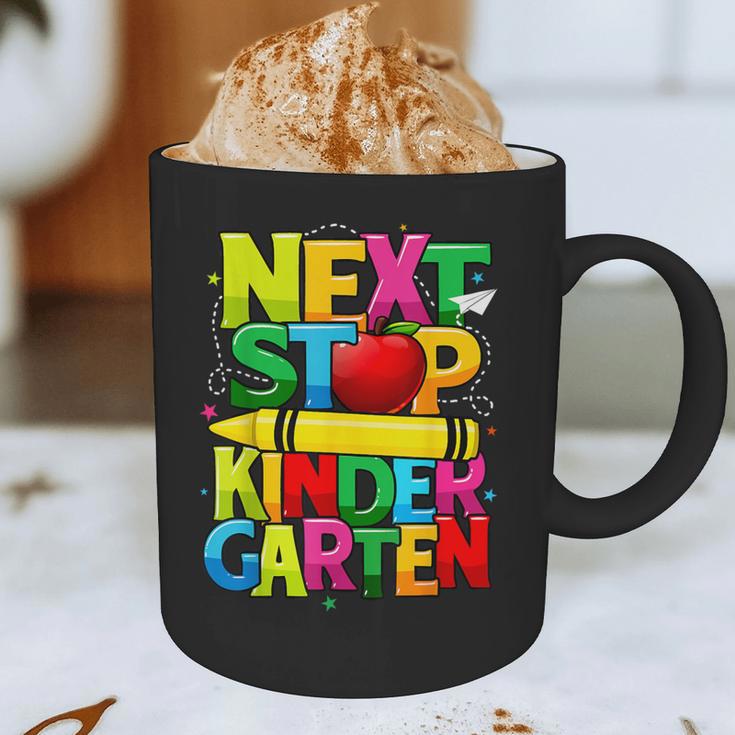 Next Stop Kindergarten Preschool Graduation 2023 Boys Girls Graphic Print Coffee Mug