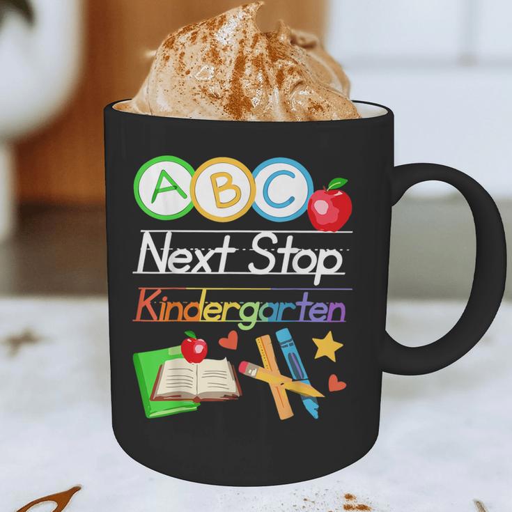 Next Stop Kindergarten Preschool Graduation 2025 Boy Girl Graphic Print Coffee Mug