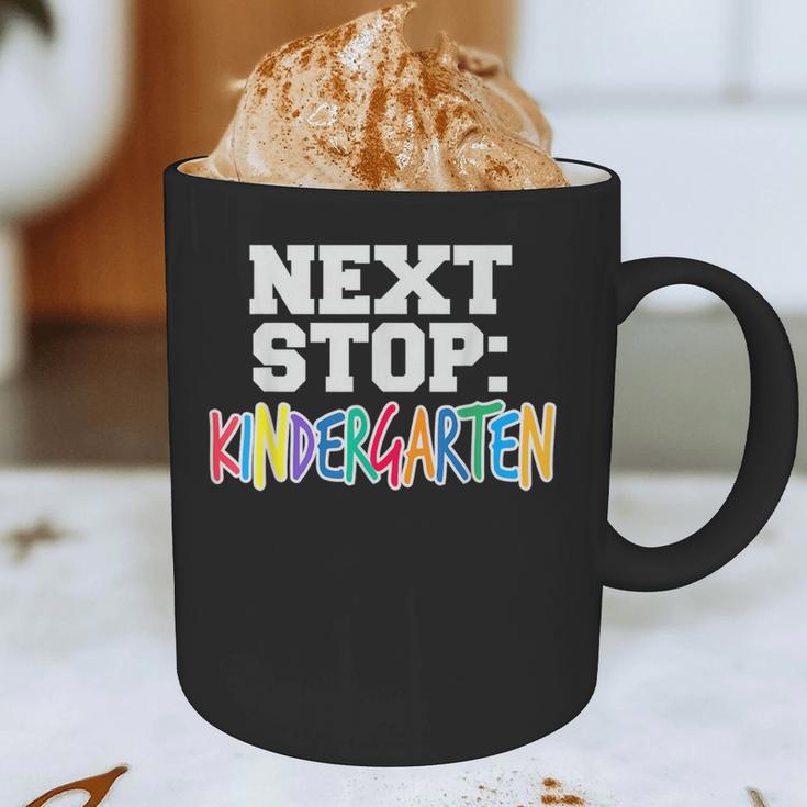 Next Stop Kindergarten Tshirt For Preschool Graduation Graphic Print Coffee Mug