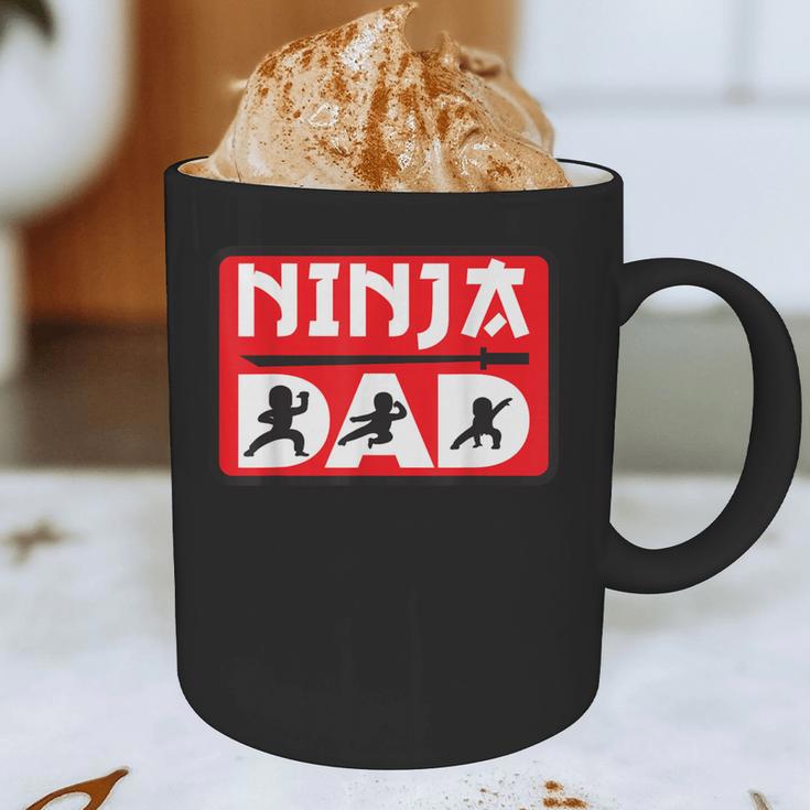 Ninja Dad Matching Family Ninja Warrior Graphic Print Coffee Mug