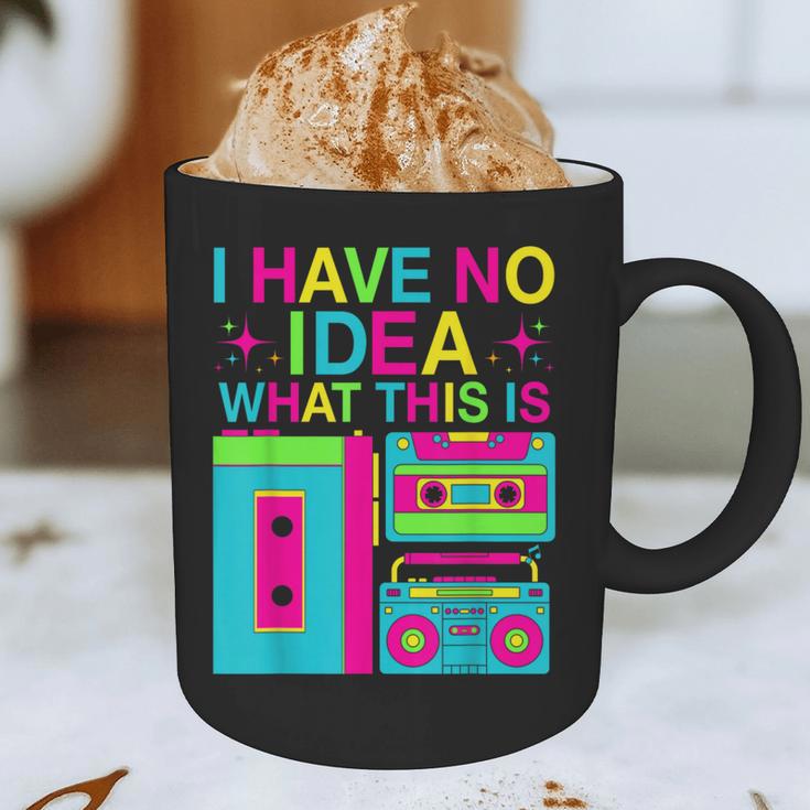I Have No Idea What This Is Retro 70's 80's 90's Nostalgia Graphic Print Coffee Mug