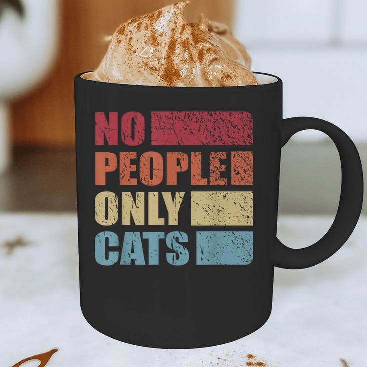No People Only Cats Introvert Graphic Print Coffee Mug No People Only Cats Introvert Graphic Print Coffee Mug