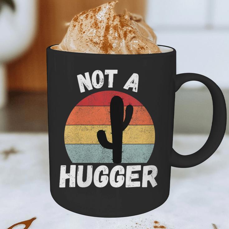 Not A Hugger Cactus Introvert Antisocial Graphic Print Coffee Mug