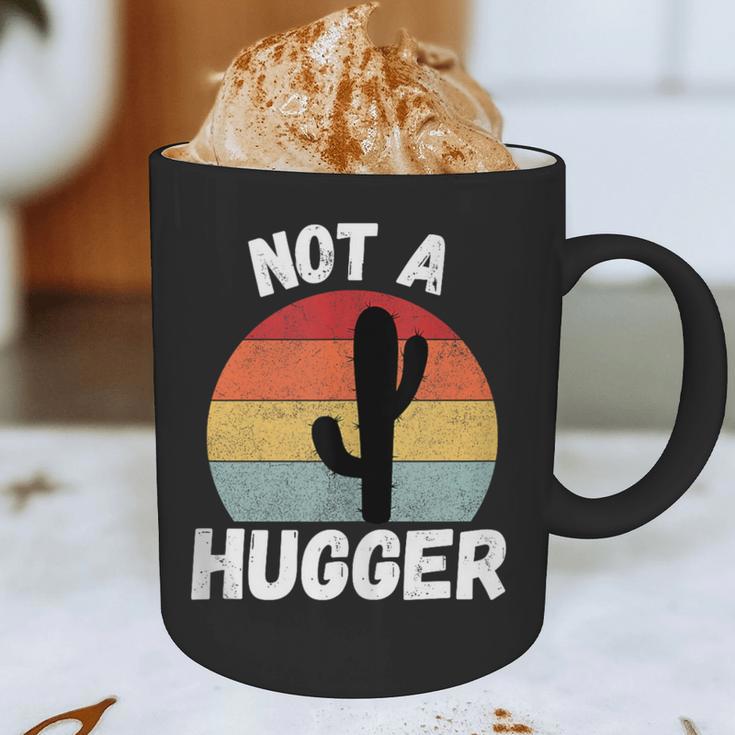 Not A Hugger Cactus Introvert Antisocial Graphic Print Coffee Mug
