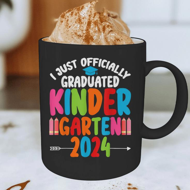I Officially Graduated Kindergarten Graduation 2024 Graphic Print Coffee Mug
