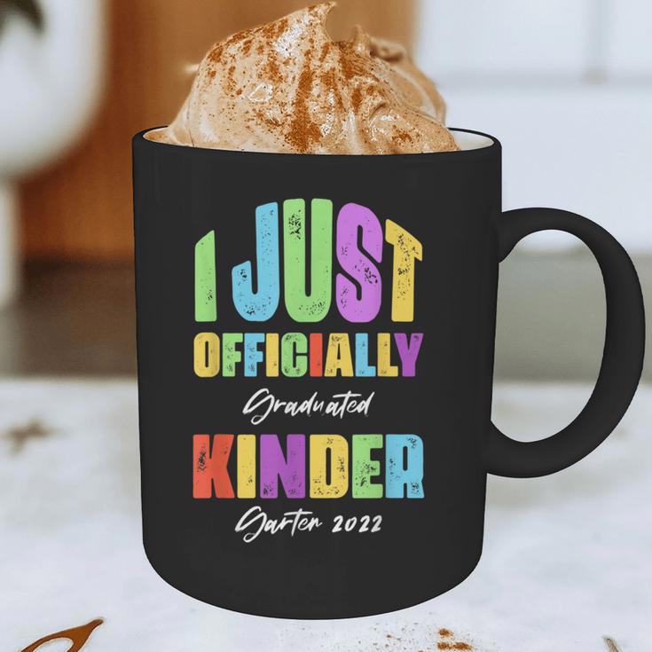 I Officially Graduated Kindergarten Graduation Class Of 2022 Graphic Print Coffee Mug