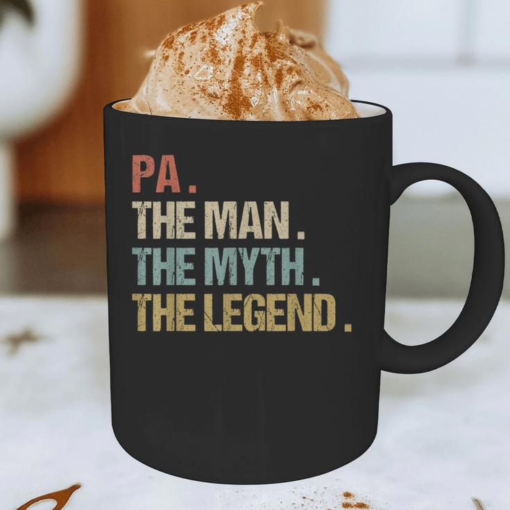 Pa The Man Myth Legend Shirt Father Dad Graphic Print Coffee Mug