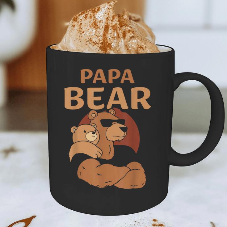 Papa Bear Bears Animal Pun Lover Dad Father Daddy Father's Graphic Print Coffee Mug