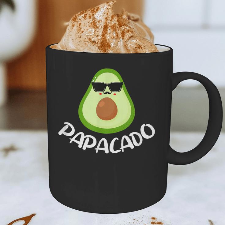 Papacado Avocado Dad Daddy Father's Day Graphic Print Coffee Mug Papacado Avocado Dad Daddy Father's Day Graphic Print Coffee Mug
