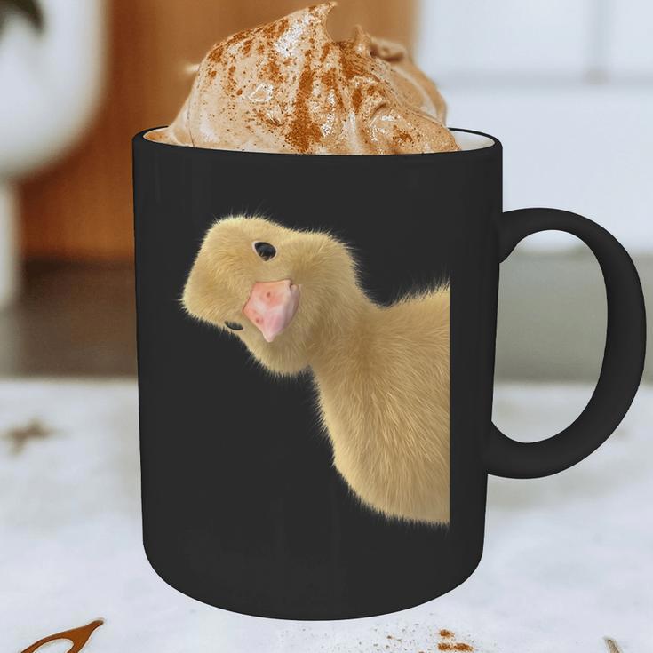 Peking Duck Peeking Chef Graduation Farm Duck Lover Graphic Print Coffee Mug
