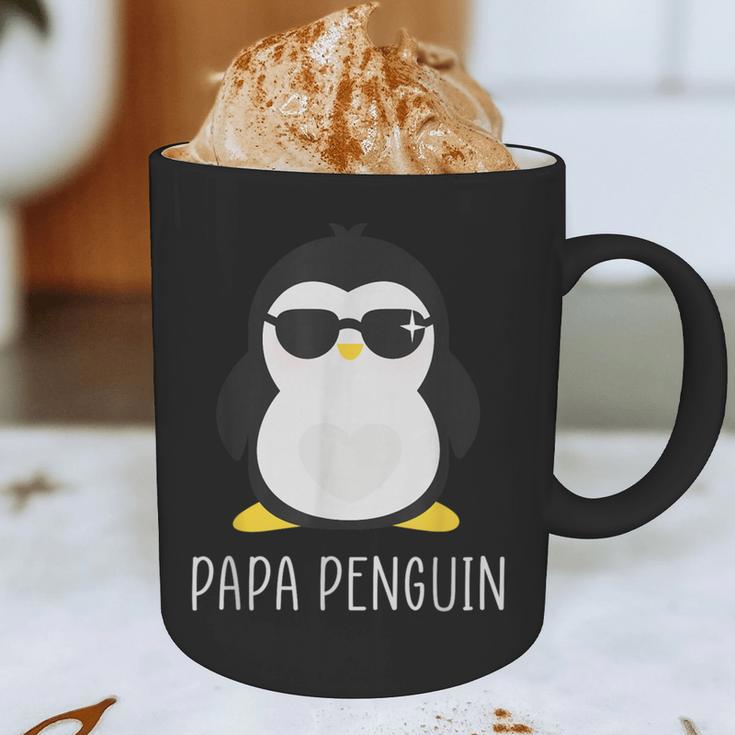 Penguin Papa Father's & Cute Dad Graphic Print Coffee Mug