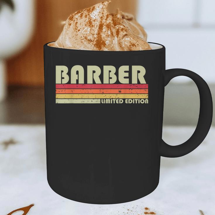 Personal Christmas Retro Vintage Graduation BARBER Job Title Profession Birthday Worker Idea Graphic Print Coffee Mug