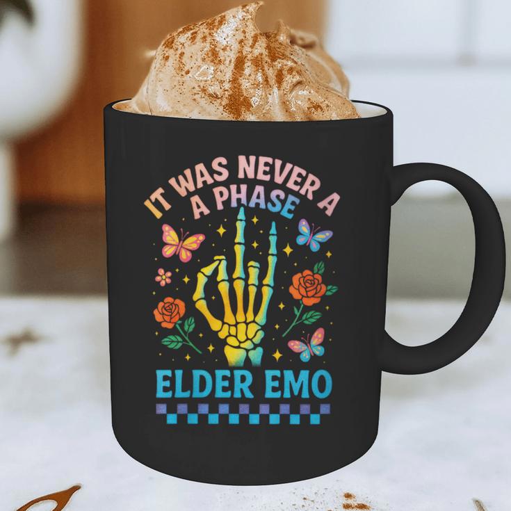 It Was Never A Phase Elder Emo Nostalgia Graphic Print Coffee Mug